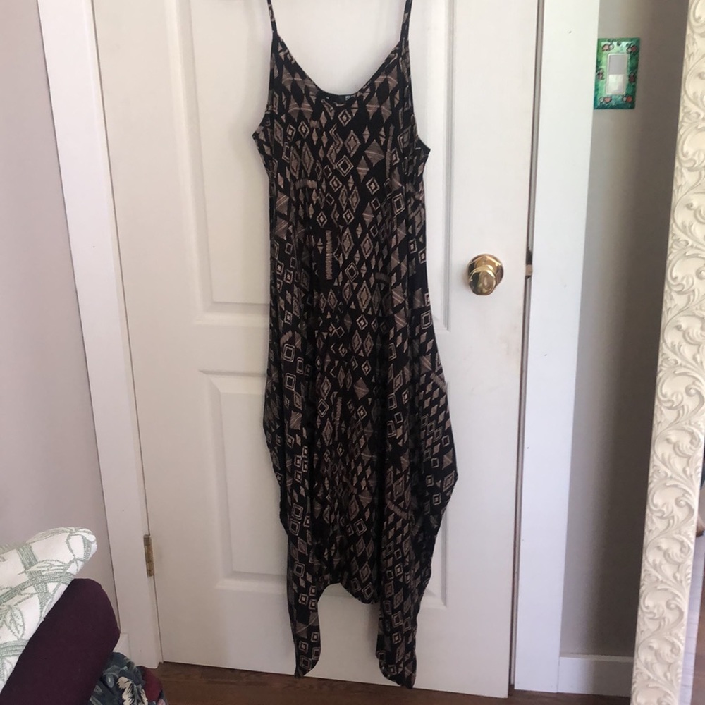 Patterned maxi dress